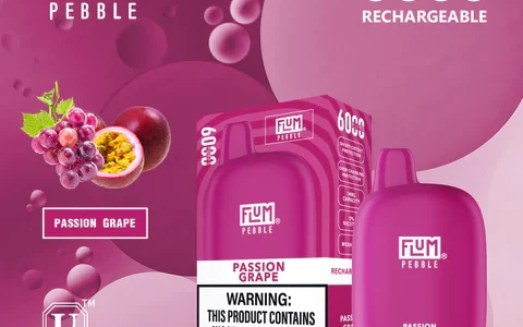 Flum Pebble Passion Grape – Disposable Vape Flavors
