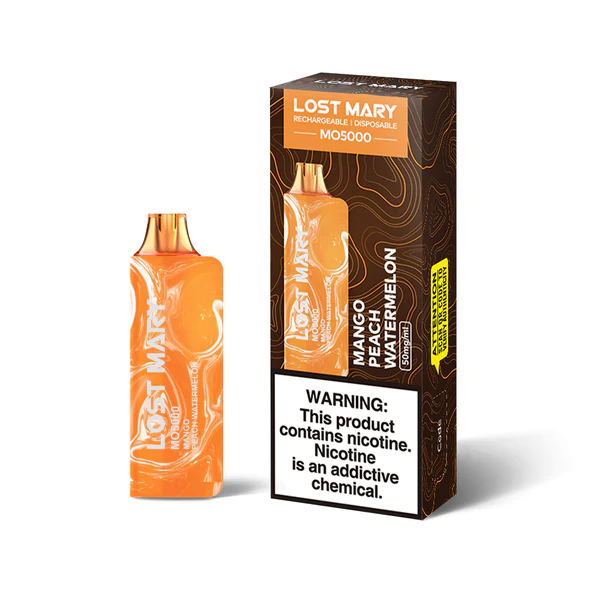 Lost Mary MO5000: Tropical Tango of Mango, Peach, and Watermelon